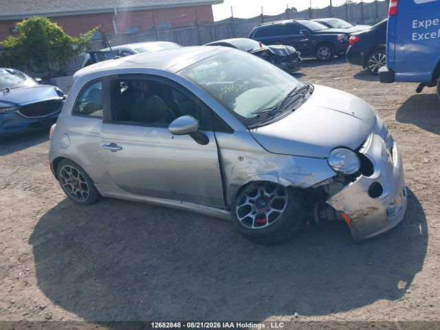 2012 Fiat 500 Sport მანქანა იყიდება აუქციონზე, vin: 3C3CFFBR6CT291576, აუქციონის ნომერი: 12682848