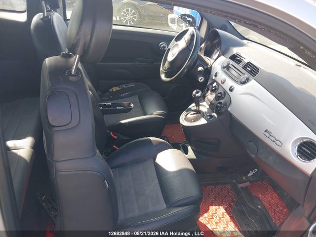 2012 Fiat 500 Sport მანქანა იყიდება აუქციონზე, vin: 3C3CFFBR6CT291576, აუქციონის ნომერი: 12682848