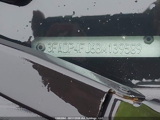 Продаж на аукціоні авто 2011 Ford Fiesta Ses, vin: 3FADP4FJ6BM139589, номер лоту: 12682864