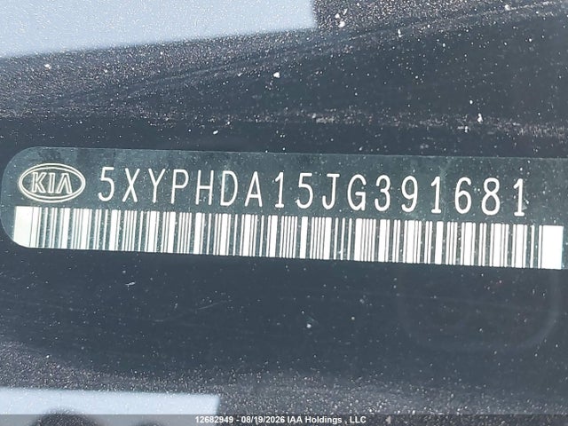 KIA SORENTO EX 2018 5XYPHDA15JG391681 Image 18