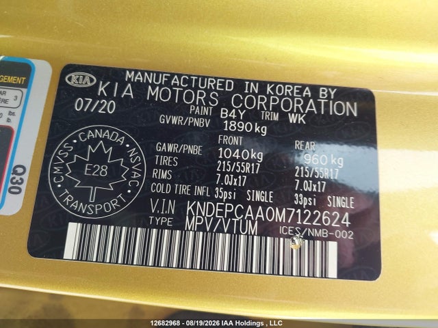 KIA Seltos Lx 2021 KNDEPCAA0M7122624 Image 9