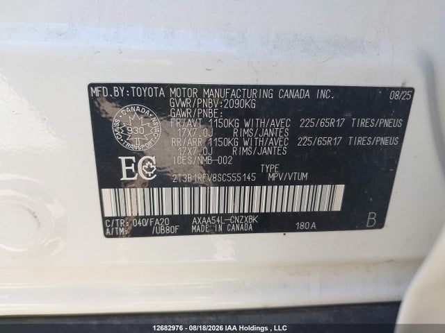 Toyota RAV4 LE 2025 2T3B1RFV8SC555145 Image 9