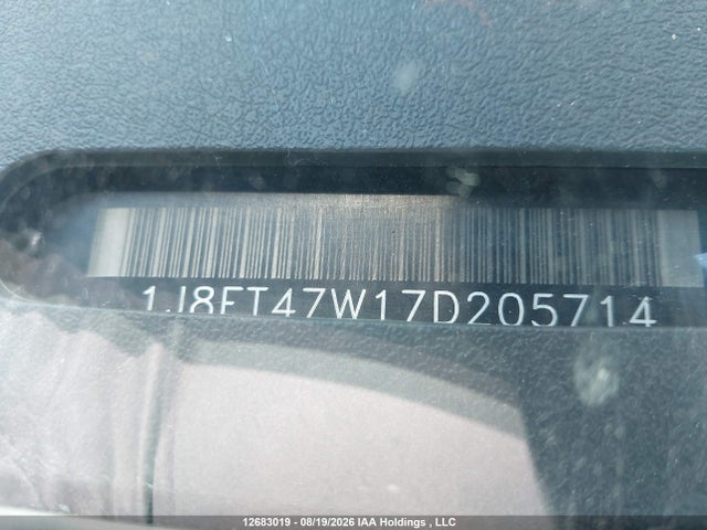 12683019 :رقم المزاد ، 1J8FT47W17D205714 vin ، 2007 Jeep Compass Sport/north مزاد بيع