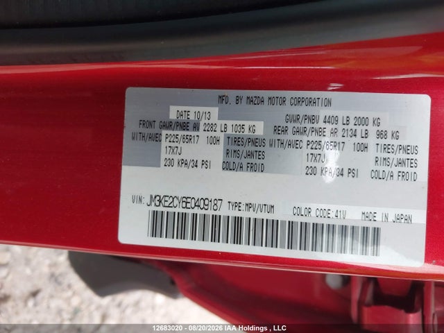 Mazda Cx-5 Touring 2014 JM3KE2CY6E0409187 Image 15