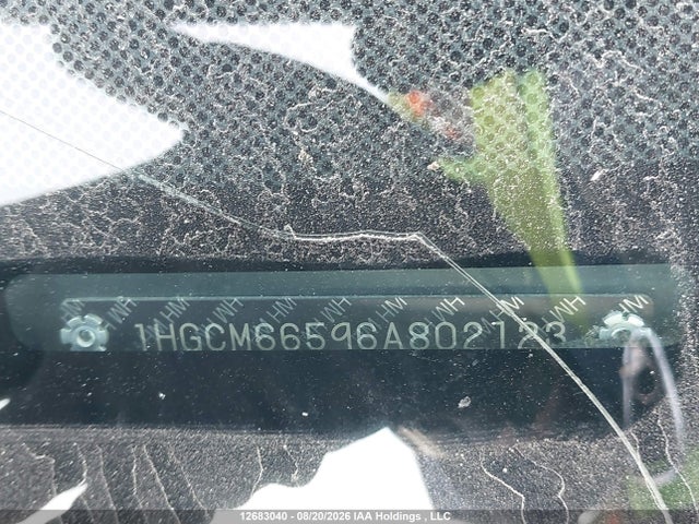 Aukcja sprzedaży 2006 Honda Accord, vin: 1HGCM66596A802123, numer aukcji: 12683040