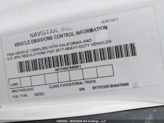 International Workstar 7600 2017 3HTGSSNT6HN478484 Image 9