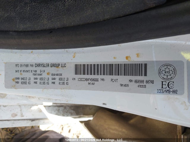 1C3CCCABXFN506666 Chrysler 200 Limited