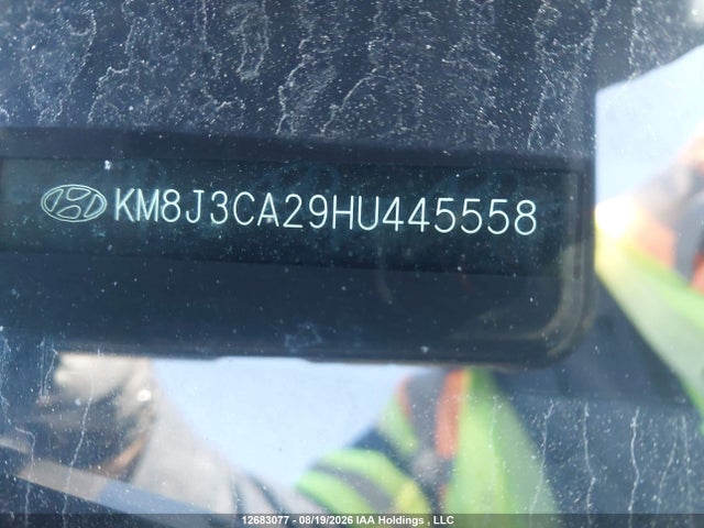 12683077 :رقم المزاد ، KM8J3CA29HU445558 vin ، 2017 Hyundai Tucson Limited مزاد بيع