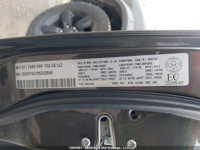 RAM 1500 Classic Tradesman 2021 3C6RR7KG1MG530549 Image 9