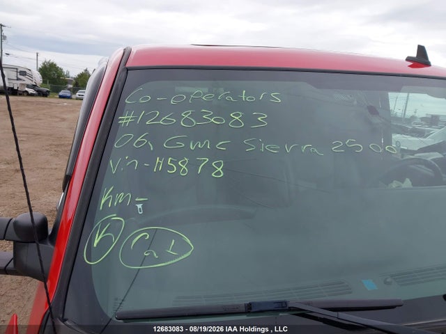 12683083 :رقم المزاد ، 1GTHK29256E115878 vin ، 2006 Gmc Sierra 2500hd Sl/sle مزاد بيع