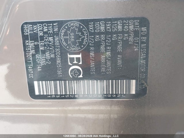 Nissan Rogue Platinum 2024 JN8BT3DD6RW251361 Image 19