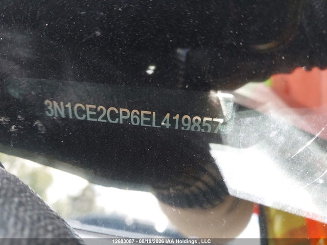 3N1CE2CP6EL419857 Nissan Versa Note S/s Plus/sv/sl