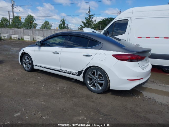 12683099 :رقم المزاد ، KMHD84LF0JU678996 vin ، 2018 Hyundai Elantra Limited مزاد بيع