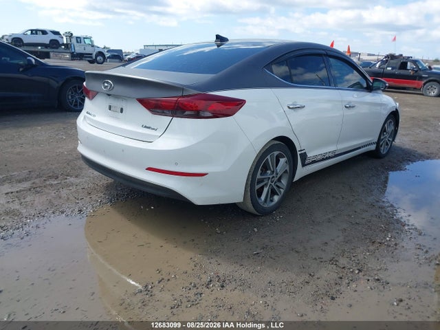 12683099 :رقم المزاد ، KMHD84LF0JU678996 vin ، 2018 Hyundai Elantra Limited مزاد بيع