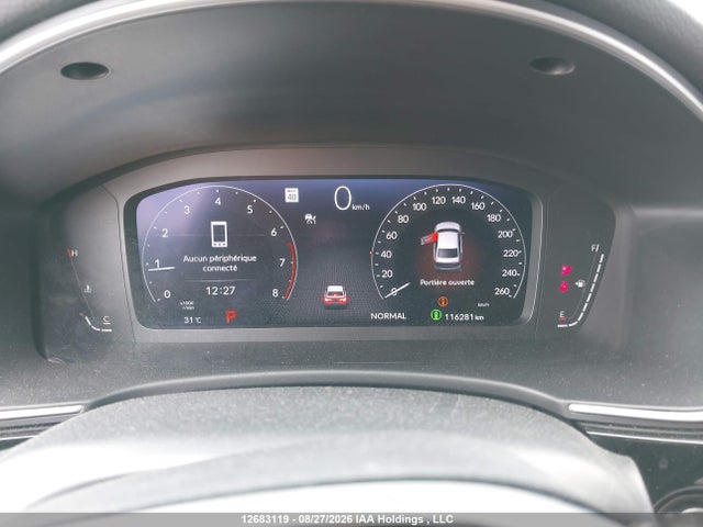 2HGFE1F92NH007897 Honda Civic Touring