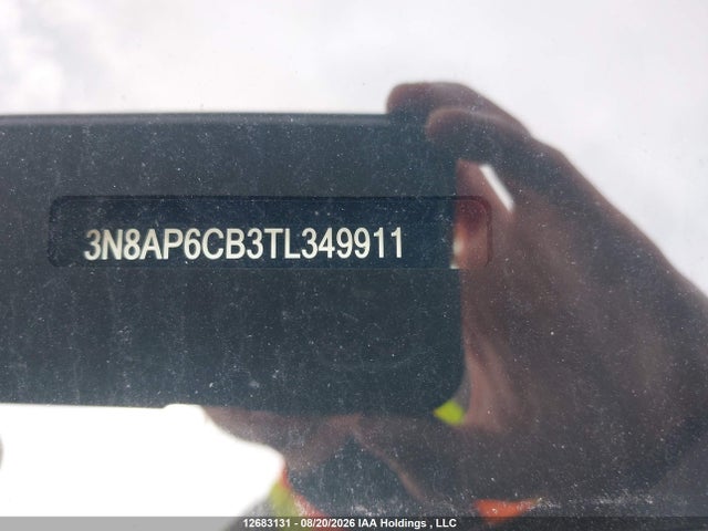3N8AP6CB3TL349911 Nissan Kicks Sv Awd Cvt