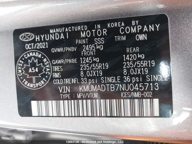 Genesis Gv70 2.5t Advanced Awd 2022 KMUMADTB7NU045713 Image 19