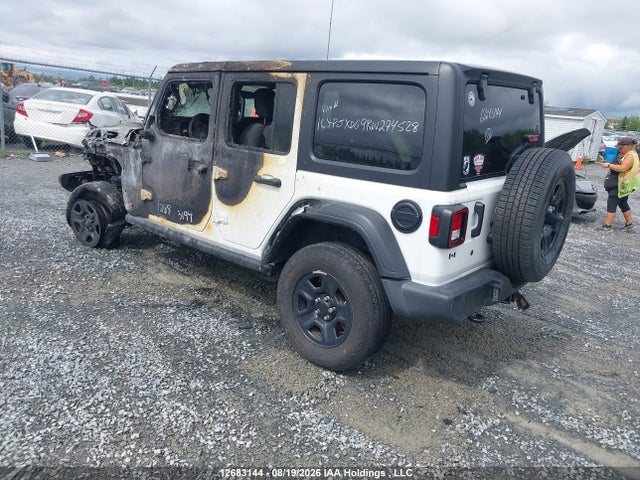 2024 Jeep Wrangler Sport მანქანა იყიდება აუქციონზე, vin: 1C4PJXDG9RW274528, აუქციონის ნომერი: 12683144