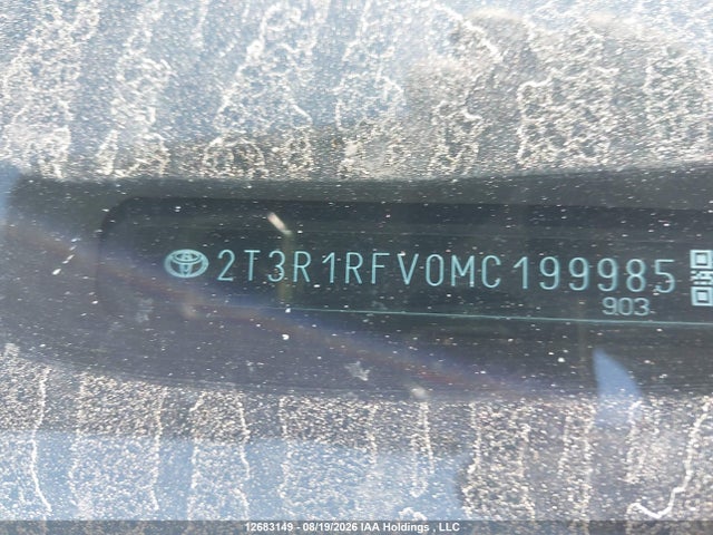 12683149 :رقم المزاد ، 2T3R1RFV0MC199985 vin ، 2021 Toyota Rav4 Xle/xle Premium مزاد بيع