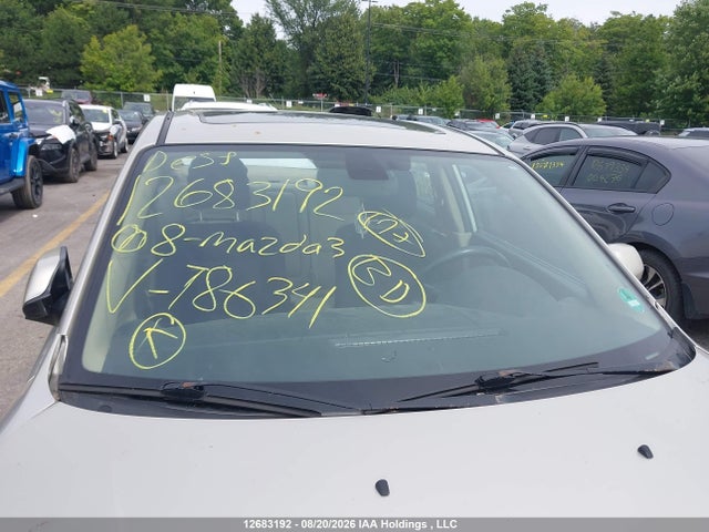 Продажа на аукционе авто 2008 Mazda 3 I, vin: JM1BK32F381786341, номер лота: 12683192