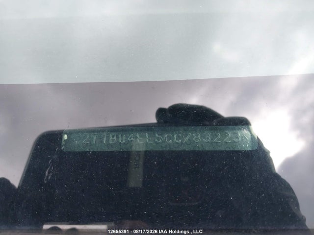 Aukcja sprzedaży 2012 Toyota Corolla Ce, vin: 2T1BU4EE5CC783223, numer aukcji: 12655391