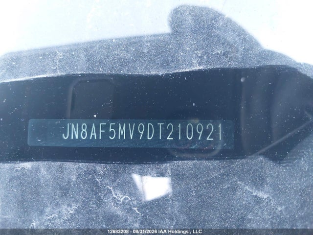 12683208 :رقم المزاد ، JN8AF5MV9DT210921 vin ، 2013 Nissan Juke Nismo/sl/sv مزاد بيع