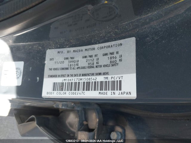 JM1DKFC70M1508542 Mazda Cx-3 Gs