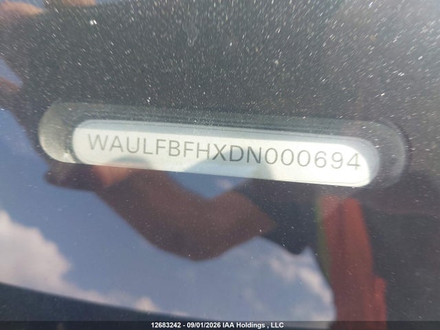 Aukcja sprzedaży 2013 Audi A5 Premium, vin: WAULFBFHXDN000694, numer aukcji: 12683242