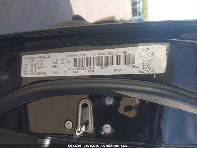 Aukcja sprzedaży 2018 Ram 2500 Laramie, vin: 3C6UR5NL2JG344294, numer aukcji: 12683259
