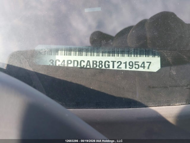 3C4PDCAB8GT219547 Dodge JOURNEY SE