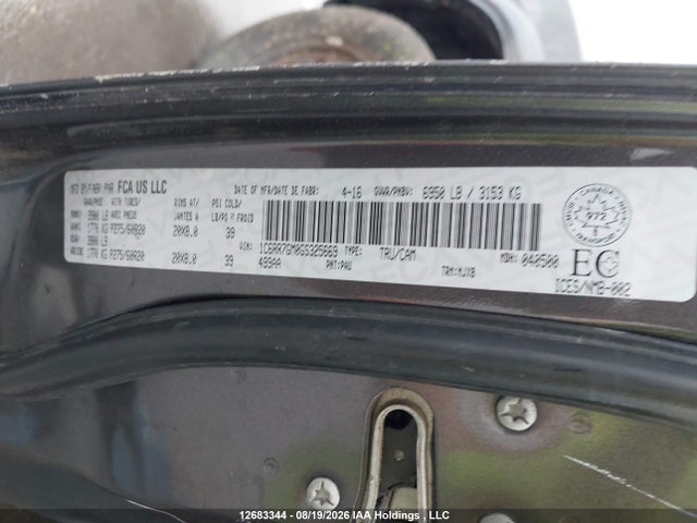 RAM 1500 Slt 2016 1C6RR7GM0GS325669 Image 9