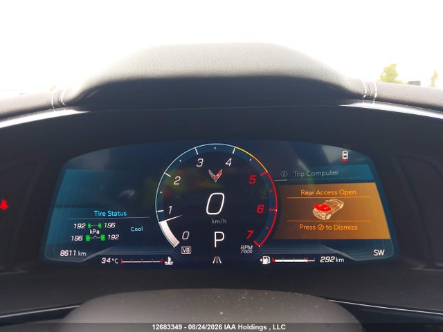 12683349 :رقم المزاد ، 1G1YB2D40S5104959 vin ، 2025 Chevrolet Stingray 2lt Rwd مزاد بيع