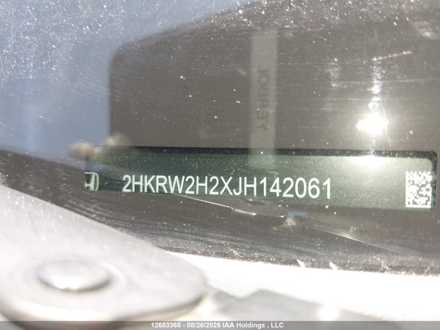 2018 Honda Cr-v Lx მანქანა იყიდება აუქციონზე, vin: 2HKRW2H2XJH142061, აუქციონის ნომერი: 12683365