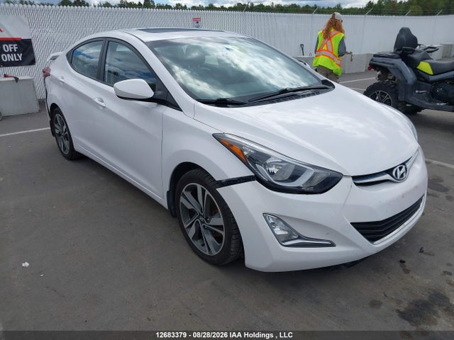 12683379 :رقم المزاد ، KMHDH4AH7FU266795 vin ، 2015 Hyundai Elantra Se/sport/limited مزاد بيع