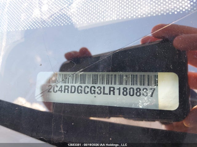 12683381 :رقم المزاد ، 2C4RDGCG3LR180887 vin ، 2020 Dodge Grand Caravan Premium Plus مزاد بيع