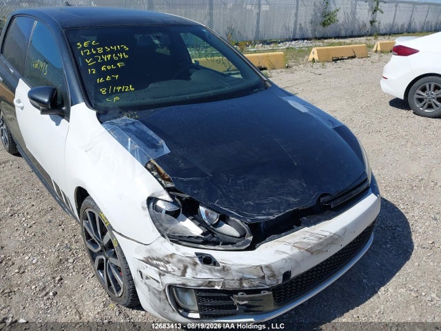 Aukcja sprzedaży 2012 Volkswagen Golf Gti 5-door, vin: WVWGV7AJ6CW249646, numer aukcji: 12683413