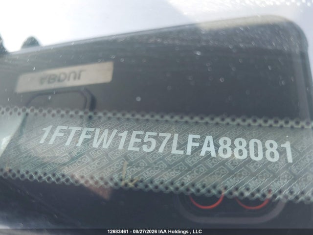 2020 Ford F150 Supercrew მანქანა იყიდება აუქციონზე, vin: 1FTFW1E57LFA88081, აუქციონის ნომერი: 12683461