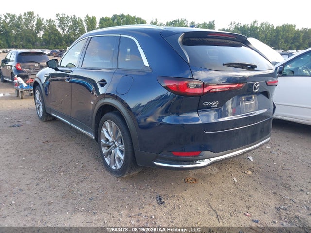 12683478 :رقم المزاد ، JM3KKDHD9S1189978 vin ، 2025 Mazda Cx-90 Mild Hybrid Inline 6 Turbo Gt مزاد بيع