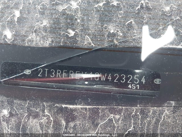 2T3RFREV1GW423254 Toyota Rav4 Xle