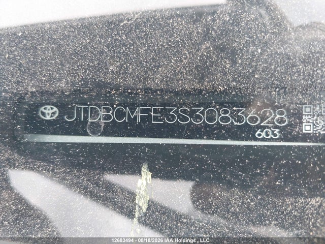 JTDBCMFE3S3083628 Toyota Corolla Le/se/xle