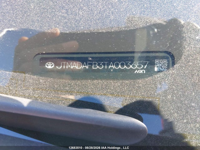 Aukcja sprzedaży 2026 Toyota Bz Xle Awd, vin: JTMADAFB3TA003657, numer aukcji: 12683510