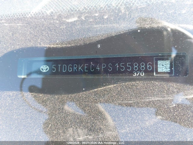 Продаж на аукціоні авто 2023 Toyota Sienna Xle 8-passenger, vin: 5TDGRKEC4PS155886, номер лоту: 12683524