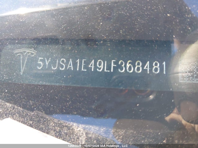 Tesla Model S Performance 2020 5YJSA1E49LF368481 Image 19