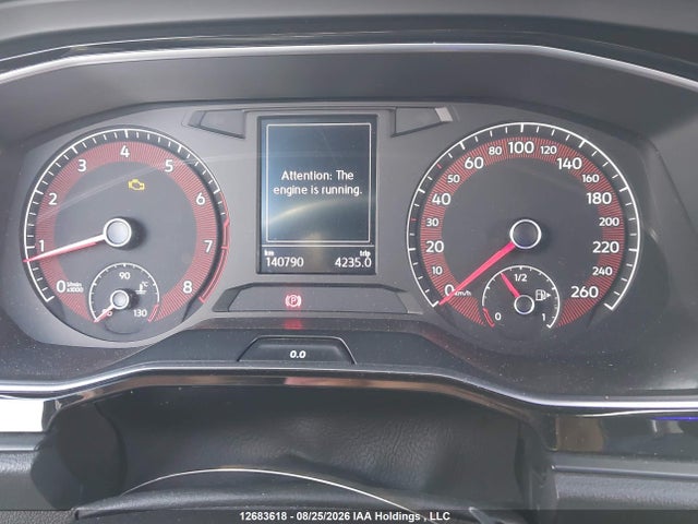 12683618 :رقم المزاد ، 3VWN57BU1KM011036 vin ، 2019 Volkswagen Jetta 1.4 Tsi Comfortline مزاد بيع