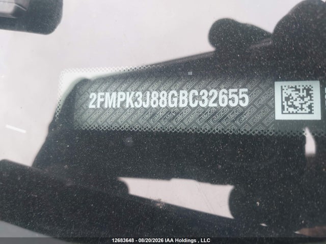 Продажа на аукционе авто 2016 Ford Edge Sel, vin: 2FMPK3J88GBC32655, номер лота: 12683648