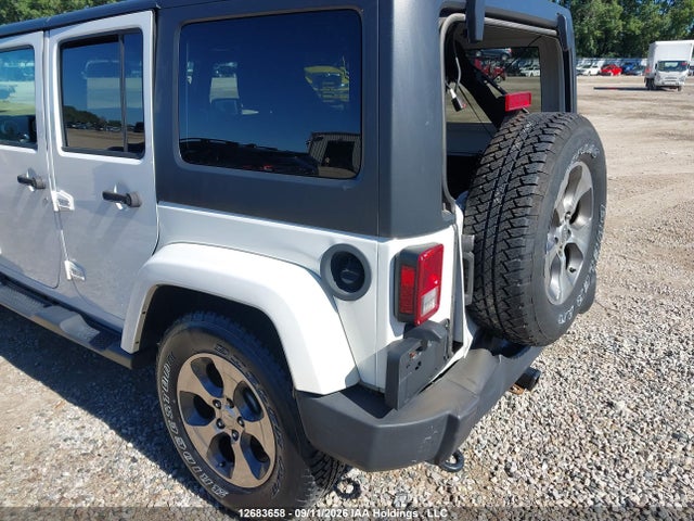 12683658 :رقم المزاد ، 1C4BJWEG0JL816866 vin ، 2018 Jeep Wrangler Unlimited Sahara مزاد بيع
