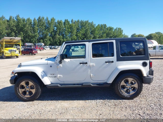 12683658 :رقم المزاد ، 1C4BJWEG0JL816866 vin ، 2018 Jeep Wrangler Unlimited Sahara مزاد بيع