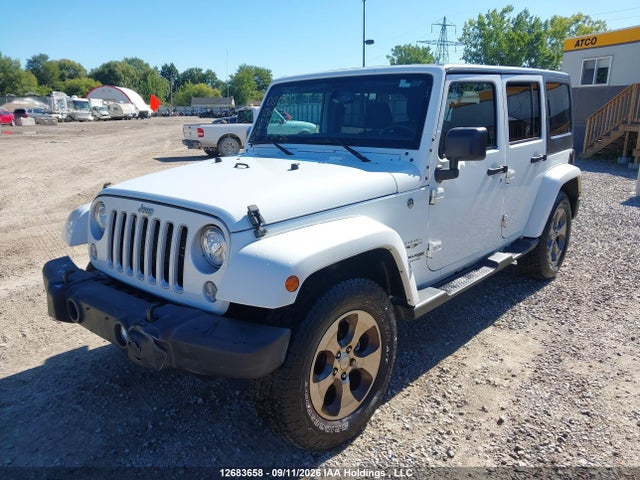 12683658 :رقم المزاد ، 1C4BJWEG0JL816866 vin ، 2018 Jeep Wrangler Unlimited Sahara مزاد بيع