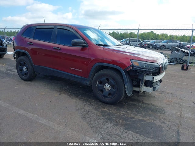 2019 Jeep Cherokee Sport მანქანა იყიდება აუქციონზე, vin: 1C4PJMAB8KD190709, აუქციონის ნომერი: 12683676