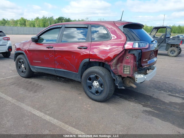 Продажа на аукционе авто 2019 Jeep Cherokee Sport, vin: 1C4PJMAB8KD190709, номер лота: 12683676